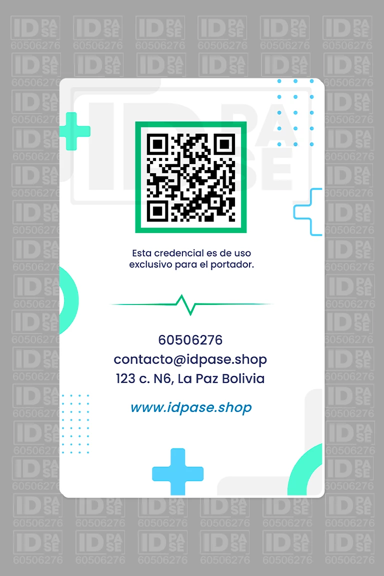 Credenciales PVC para Centros Médicos